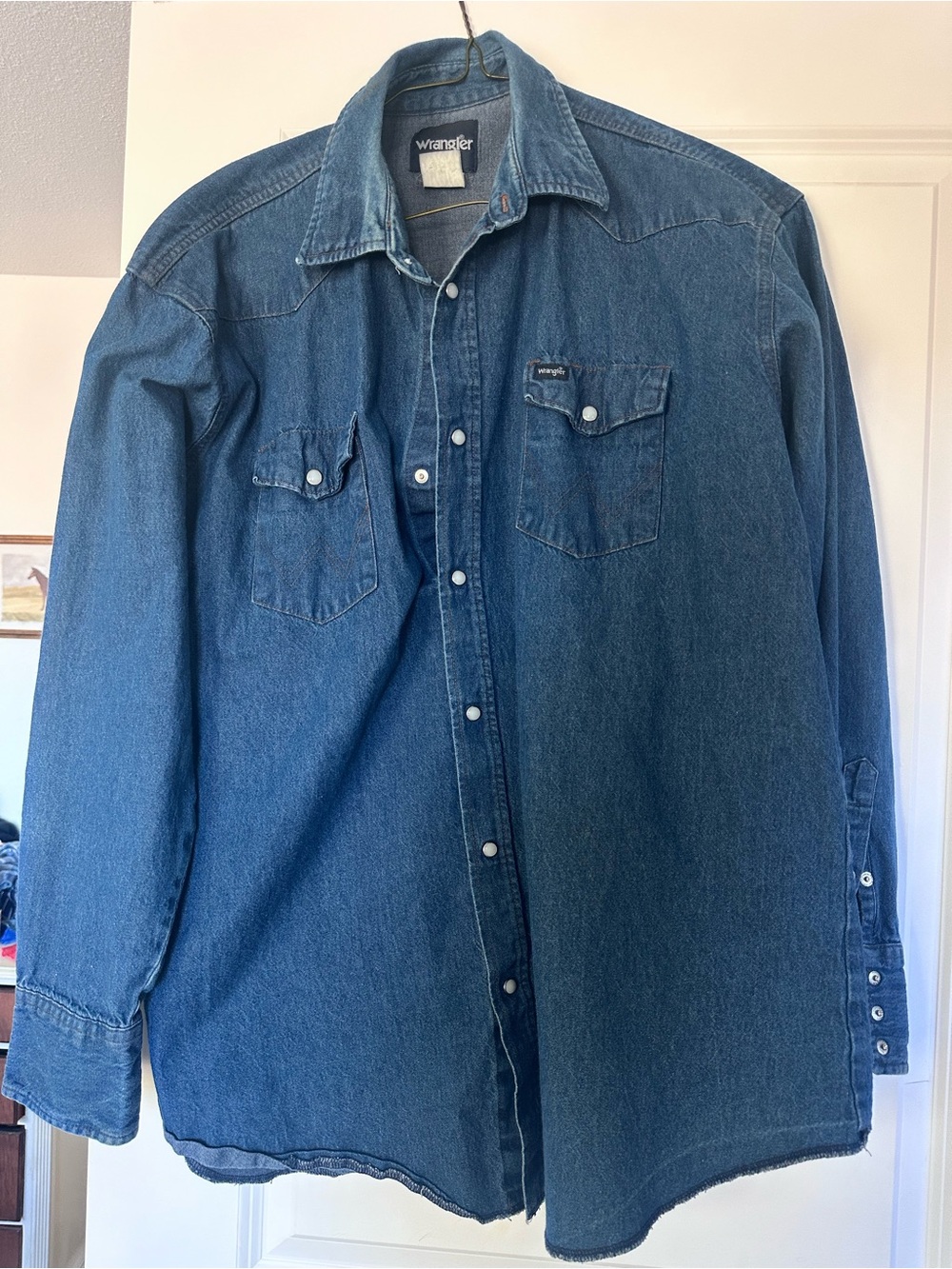 2XT Wrangler Men's Denim Pearl Snap